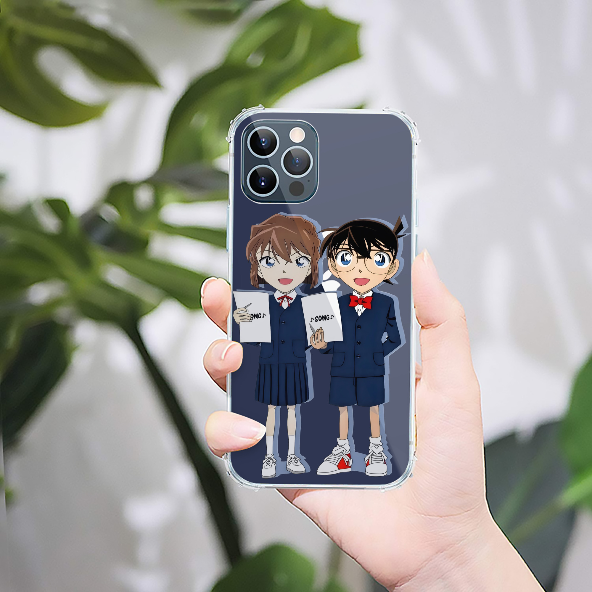 （画像用） 名探偵コナン 灰原 哀 はいばら あい Detective Conan Anita Hailey、Vi Graythorn Haibara Ai 【iPhone 12シリーズ対応】透明スマホケース（クリアソフトケース）